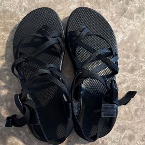 Black Strappy Sandals